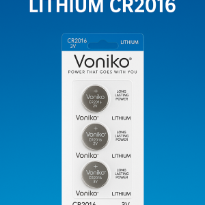 باتری سکه ای لیتیوم 2016 | VONIKO BATTERY LITHIUM CR2016